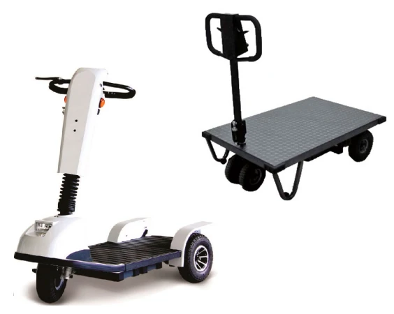 carros de carga elétricos tripulados